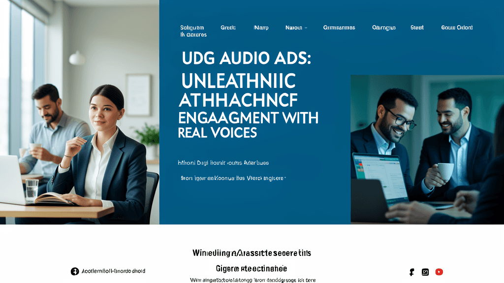 UGC Audio Ads: Unleashing Authentic Engagement with Real Voices